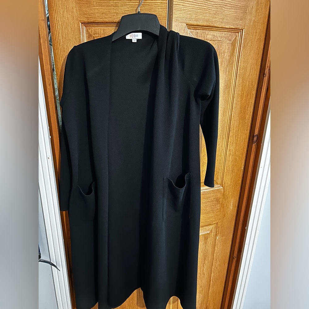 Lularoe Sarah Cardigan Medium Black